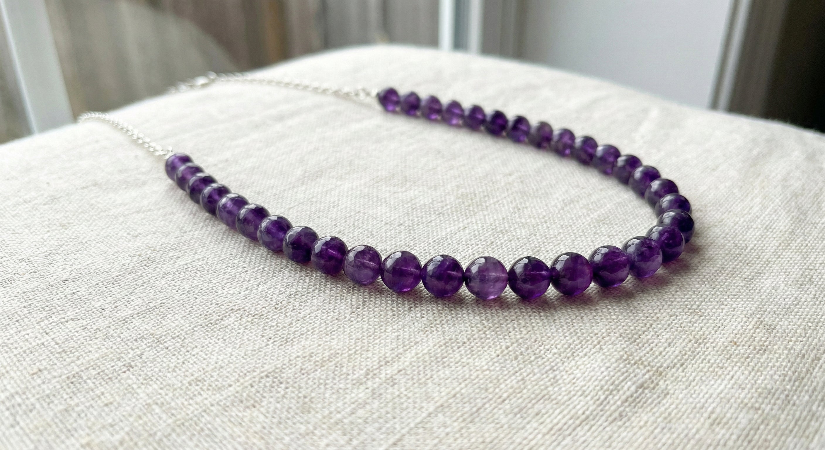 Amethyst Geburtskette